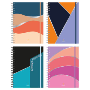 Cuadernos Hojas Removibles - Mixtos - Tapa Dura - Línea Genderless