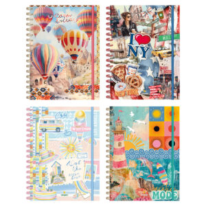 Cuadernos Hojas Removibles - Mixtos - Tapa Dura - Línea Lively