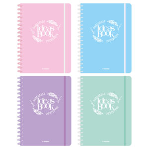Cuadernos Hojas Removibles - Mixtos - Tapa P.P - Línea Forever Pastel