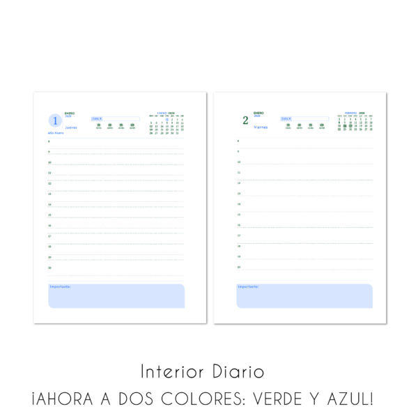 Agendas Línea Marroquinería con Cierre y Anillas - Imagen 10