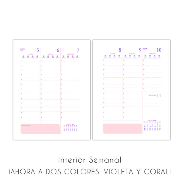 Agendas Línea Marroquinería - Pastel - Imagen 9