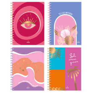 Cuadernos Tapa Dura A4 y A5 - Colección Femme