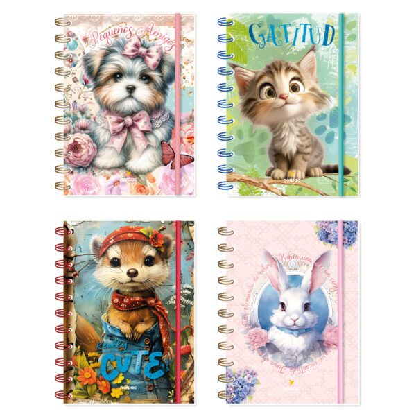 Cuadernos Medium Luxe - Línea Faunita