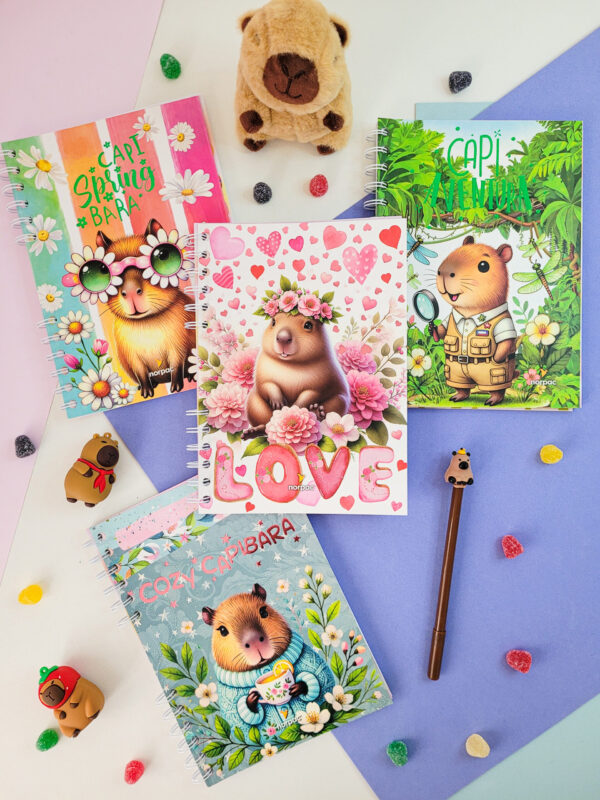 Cuadernos Medium Flexible Premium - Línea Capibara - Imagen 2